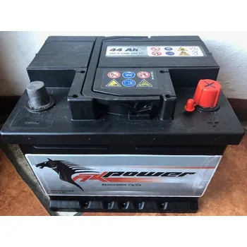 Autobaterie Autobaterie AK Power 12V, 44Ah, 360A, AK 544 02 nabitá autobaterie + Reflexní přívěsek FOOT + možný výkup staré baterie při doručení nebo v prodejně Jinočany