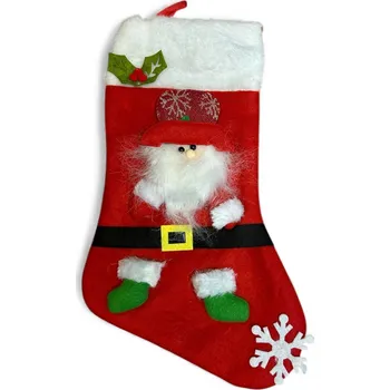 Vánoční dekorace Vánoční ponožka (Santa Claus)