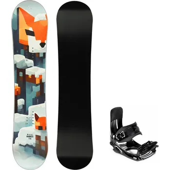 Snowboard Dětský snowboard komplet Hatchey Rabies SPR + vázání Croxer MP180 Velikost: 120 cm, Velikost vázání: M/L