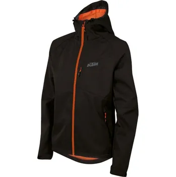 Pánská softshellová bunda Pánská softshellová bunda KTM Factory Team Black/orange Barva: Černá, Velikost: XXXL