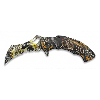 kapesní nůž Albainox Nož Skull Karambit 18419 A