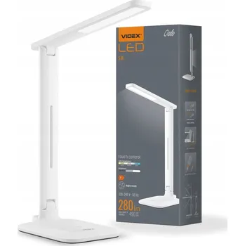 Lampička Stolní lampička Videx OSLO bílá, výkon až 5 W