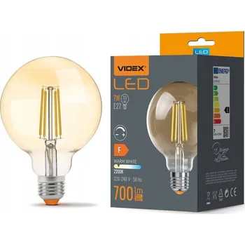 Žárovka LED žárovka Filament E27 G95 7W Teplá bílá