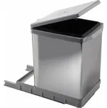 Elletipi Vestavný odpadkový koš TOWER - výsuvný s automatickým víkem, 17 l 136595551