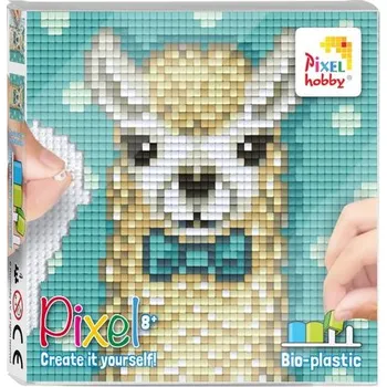 kreativní sada Pixelhobby Pixel sada s velkou podložkou lama