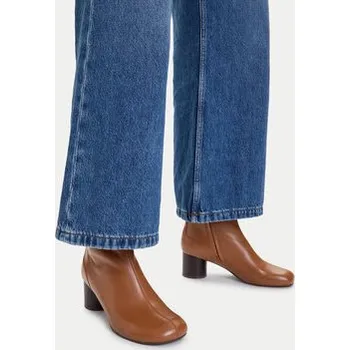 Dámské kozačky Polokozačky Gino Rossi EO-HALA-VI887 Hnědá 38