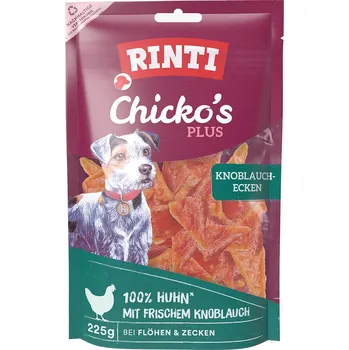 Krmivo pro psa 225g RINTI Chicko Plus česnekové kousky