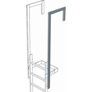 Železářství ZARGES Výstupový profil, zahnutý, 44049, Materiál: nerezová ocel