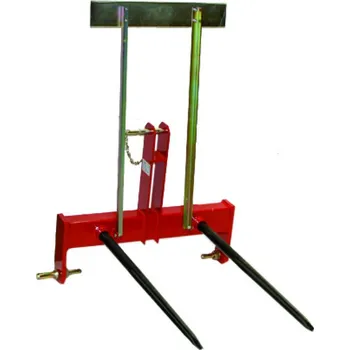 Zahradní traktor Přepravní vidle na balíky Granit za traktor do třetího bodu 2 hroty a chránič hrotů