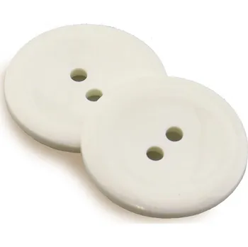 Knoflík Pro Háčkování Knoflík kulatý plast 13 mm bílý