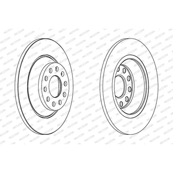 Brzdový kotouč Brzdový kotouč FERODO DDF1307C