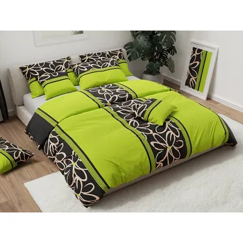 Povlečení Bavlněné povlečení BELLA BLEND zelené Rozměr povlečení: 70 x 90 cm | 140 x 200 cm