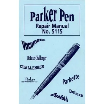 Cizojazyčná kniha Parker Pen Repair Manual No. 5115 (L-W Books)(Brožovaná)