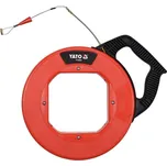 YATO Elektrikářské protahovací péro na protahování kabelů délka 30m, plastové