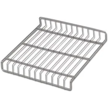 Botník Rošt pro boty, šířka 559 mm, hloubka 280 mm, drát ocel stříbrná RAL 9006