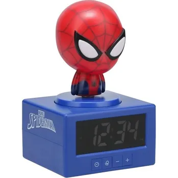 Budík Budík s nočním světlem Marvel Spider-Man Icon Alarm Clock (15 cm)