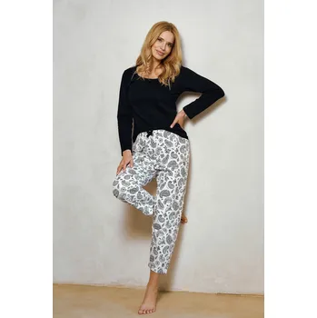 Dámské pyžamo Taro Aida pyžamo 3454 délka/r S-XL Z25/26 dámské černá XL