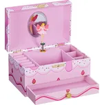 Troli Růžová dětská hrací šperkovnice Balerína + 2 měsíce na vrácení zboží