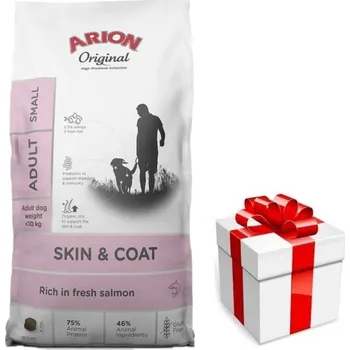 Krmivo pro psa ARION Original Skin & Coat Adult Small 7kg + překvapení pro psa ZDARMA
