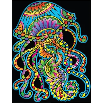 Set školních potřeb Kolorowanka welwetowa 29,7x21 Meduza, Colorvelvet