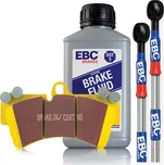 EBC Yellowstuff destičky a Nerezové brzdové hadičky | Performance Pack PLK1426