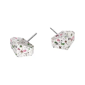 Náušnice Cappali naušnice play - Terrazzo marble