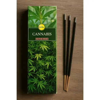 Vonná tyčinka Vonné tyčinky Sree Vani - Cannabis , 15 kusů