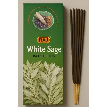 Vonná tyčinka Vonné tyčinky Raj - Bílá šalvěj , 15 kusů