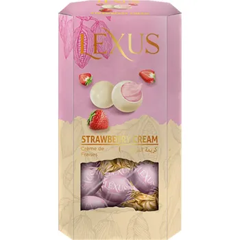 Čokoláda Lexus Strawberry Cream pralinky 140g