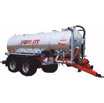 Zahradní traktor Fekální vůz za traktor Pomot Chojna T 516 rámový tandemový, objem 16000 l