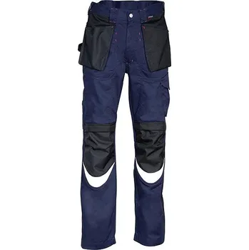 montérky COFRA Pracovní kalhoty Carpenter 245g/m2, modré, vel. 46