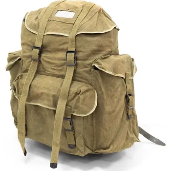 turistický batoh Armáda Italská Batoh s konstrukcí ITALSKÝ horský ALPINE použitý