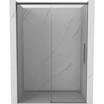 Sprchové dveře Posuvné sprchové dveře Mexen Rox 160 cm, průhledné, stříbrná - 8C2-160-000-95-00