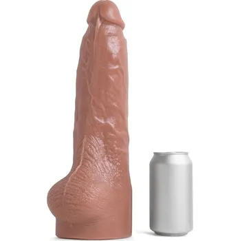 Dildo Mr. Hankey’s Toys Kae Ecstatic XL, prémiové silikonové dildo s Vac-U-Lock 33,6 x 5,8–7,9 cm
