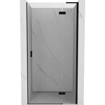 Sprchové dveře Sprchové dveře Mexen Mist-H L s pravými panty 100 cm, průhledné, černé - 8A5L-100-000-70-00-P