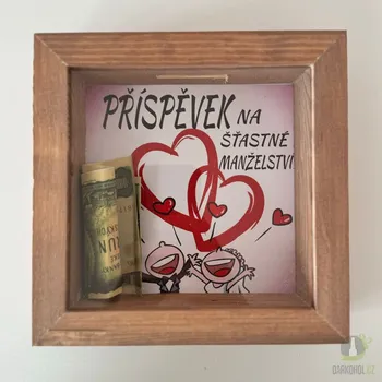 Pokladnička Pokladnička v rámečku - Příspěvek na šťastné manželství