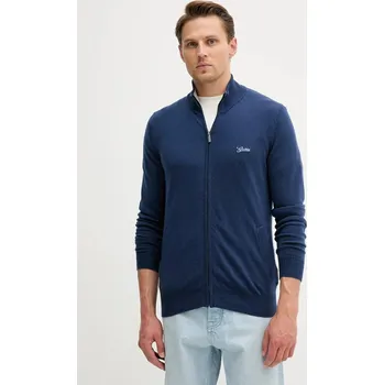 Pánský svetr Kardigan s příměsí vlny Guess DARRELL M5YR28.Z0122 námořnická modř 59A, vel. S