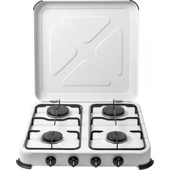 Příslušenství ke karavanu Čtyřplotýnkový přenosný plynový vařič Flame varianta s tepelnou pojistkou