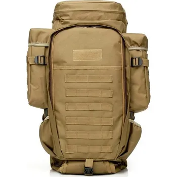 turistický batoh DRAGOWA Tactical Taktický batoh Zenith 70 L, coyote
