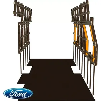 Příslušenství ke karavanu Okenní rám MAR-VAN pro Ford Transit 2014 varianta vzadu