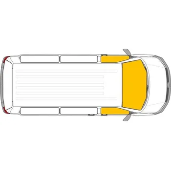 Příslušenství ke karavanu Termofolie pro Ford Tourneo Custom 2023 a dále - set pro kabinu