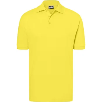Pánské tričko James & Nicholson Piqué polo - 3XL yellow