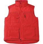 B&C Collection Pracovní vesta - M red
