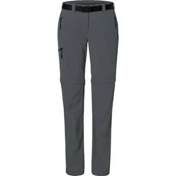 Pánské kalhoty James & Nicholson Pánské trekingové kalhoty s odepínacími nohavicemi - 3XL carbon