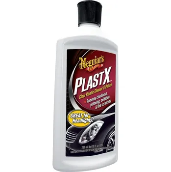 Motokosmetika MEGUIARS PlastX - leštěnka na čiré plasty, 296 ml