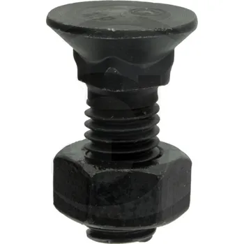 Šroub Pluhový šroub s maticí M12 x 1,75 x 35 10.9 DIN 608 k ostří na pluh Lemken, Rabe