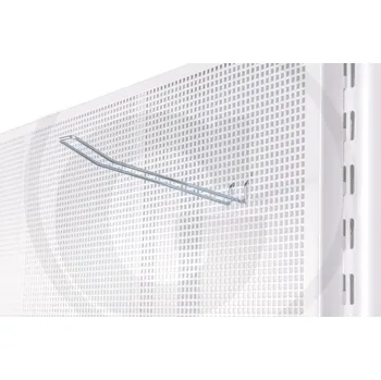 Dílenské montážní lehátko Dvojitý háček 200 mm na zavěšení blisterů v dílnách a pro shop systémy