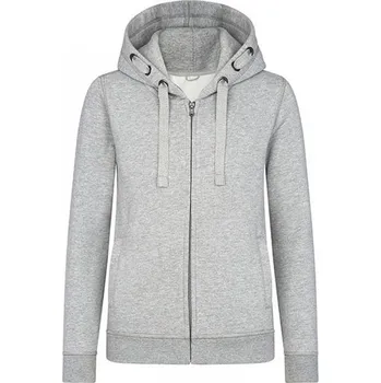 Chlapecká mikina HRM Dětská prémiová odolná mikina se zipem a kovovými očky na kapuci Barva: šedá melange, Velikost: 152 (12-13 let) HRM2006