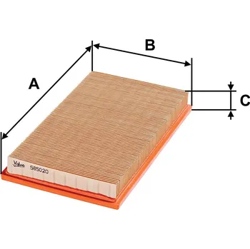 Filtr do auta Vzduchový filtr VALEO 585020