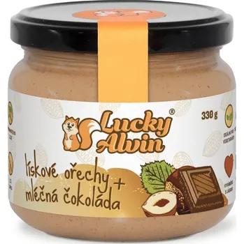 Lískooříškový krém s mléčnou čokoládou 200g Lucky Alvin